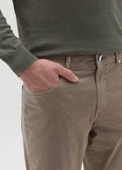 Ovs Slim-Fit Trousers In Cotton Poplin