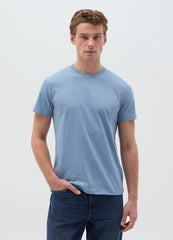 Ovs T-Shirt In Slub Cotton With Round Neck