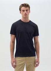 Ovs T-Shirt In Slub Cotton With Round Neck