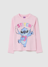 Ovs Long-Sleeved T-Shirt With Stitch Print