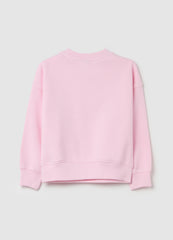 Ovs Sweatshirt With Sequins And Stitch Print