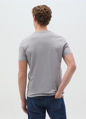 Ovs T-Shirt In Slub Cotton With Round Neck