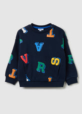 Ovs French Terry Sweatshirt With Lettering Print