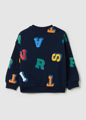 Ovs French Terry Sweatshirt With Lettering Print