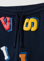Ovs French Terry Joggers With Lettering Print