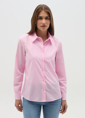 Ovs Curvy Shirt In Cotton Blend