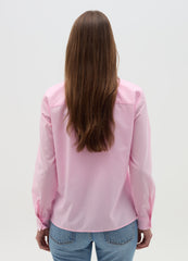 Ovs Curvy Shirt In Cotton Blend