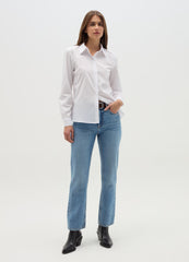 Ovs Curvy Shirt In Cotton Blend