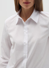 Ovs Curvy Shirt In Cotton Blend