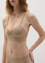 Ovs Microfibre Bralette With Dobby Weave