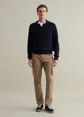 Ovs Cargo Trousers In Piquet