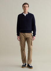 Ovs Cargo Trousers In Piquet