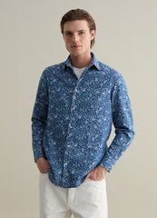 Ovs Cotton Shirt With Paisley Print