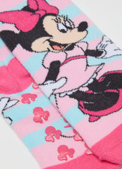 Ovs Slipper Socks With Minnie Mouse Design
