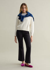 Ovs Flare-Fit Chino Trousers In Twill