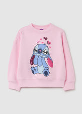 Ovs Sweatshirt With Sequins And Stitch Print