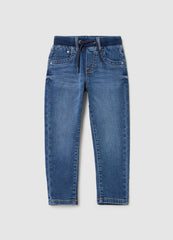 Ovs Denim Joggers With Drawstring