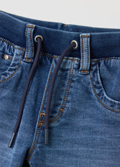 Ovs Denim Joggers With Drawstring