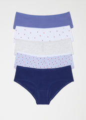 Ovs Five-Pack Knicker Shorts With Print