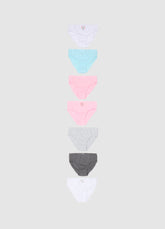 Ovs Seven-Pack Briefs In Cotton With Bow