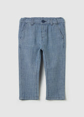 Ovs Pinstripe Cotton Trousers