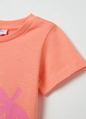 Ovs Cotton T-Shirt With Fruit Print