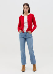 Ovs Cardigan With Round Neckline