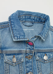 Ovs Denim Jacket With Unicorn Patch