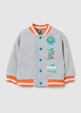 Ovs Reversible Sweatshirt With Skater Crocodile Print