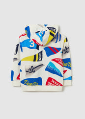 Ovs Full-Zip Hoodie With Nautical Print