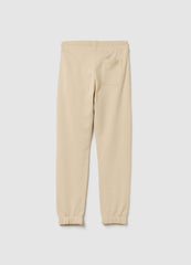 Ovs Joggers With Drawstring And ''Step Aside'' Print