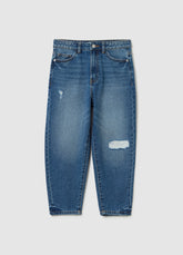 Ovs Baggy Fit Distressed Jeans