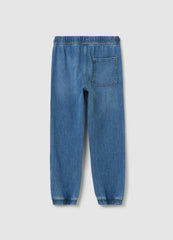 Ovs Denim Joggers With Drawstring