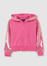 Ovs Full-Zip Hoodie With Sequins