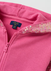 Ovs Full-Zip Hoodie With Sequins