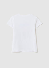 Ovs ''St. Tropez'' T-Shirt With Ice Cream Print And Appliqués