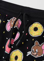 Ovs Shorts With Drawstring, And Jerry And Donuts Print