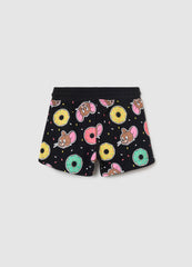Ovs Shorts With Drawstring, And Jerry And Donuts Print