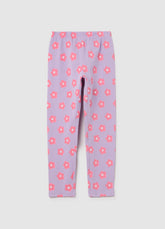 Ovs Printed Stretch Cotton Leggings