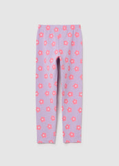 Ovs Printed Stretch Cotton Leggings