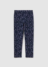 Ovs Printed Stretch Cotton Leggings