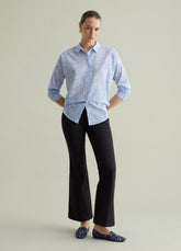 Ovs Cotton Shirt With Patterned Print