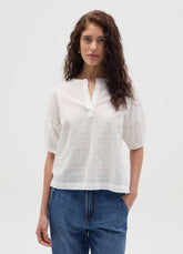 Ovs Blouse With Raised Stitching
