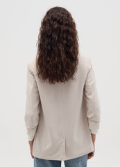 Ovs Blazer With Three-Quarter Sleeves