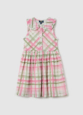Ovs Sleeveless Dress With Check Pattern