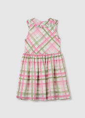 Ovs Sleeveless Dress With Check Pattern