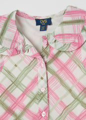 Ovs Sleeveless Dress With Check Pattern