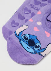 Ovs B.Angel Slipper Socks With Angel & Stitch Design