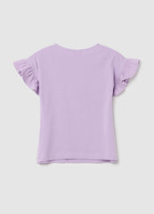 Ovs T-Shirt With Flounce And Jerry Print