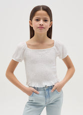 Ovs Crêpe Blouse With Shirring